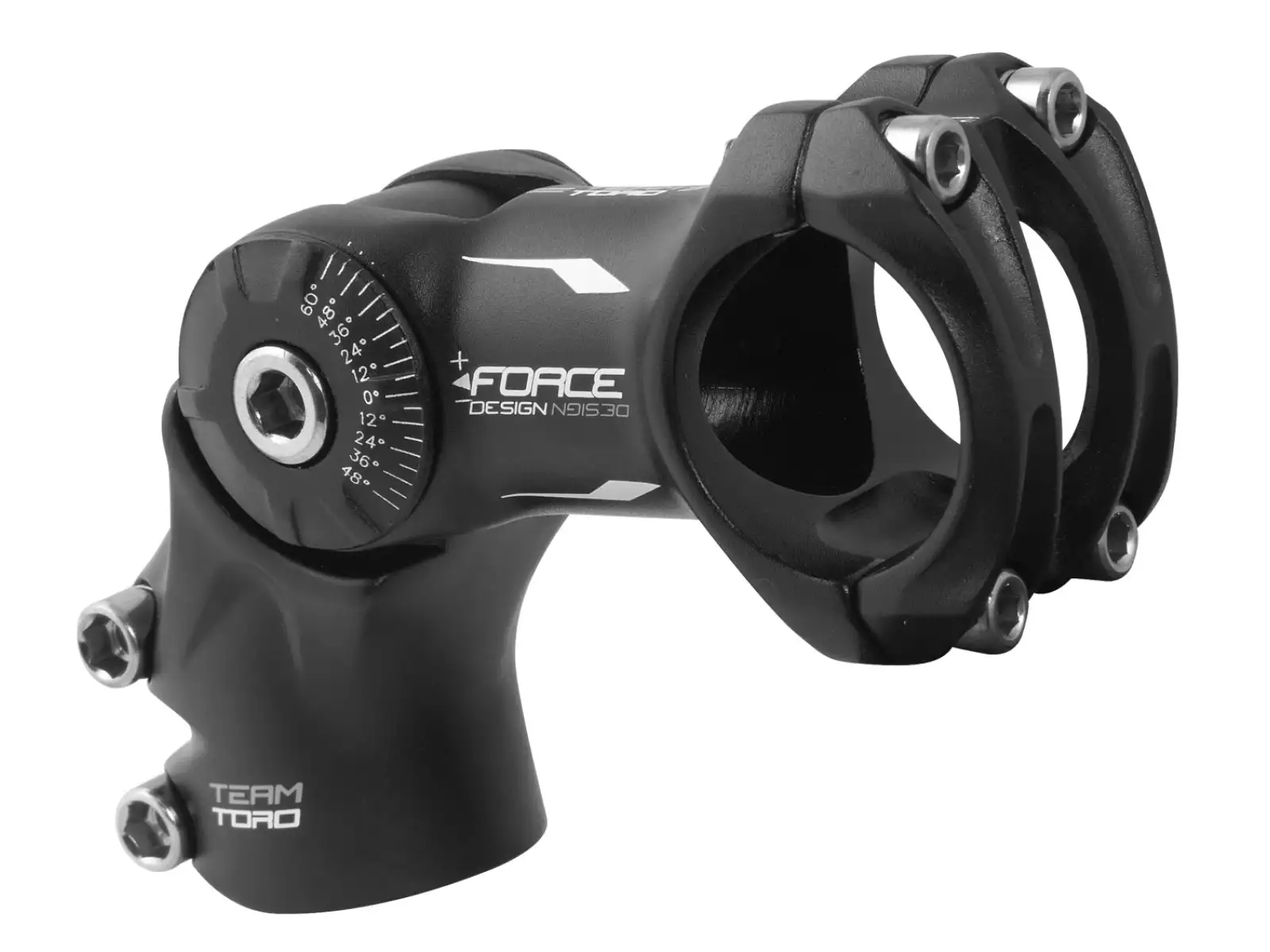 Force Toro nastaviteľný predstavec 31,8 mm čierna mat