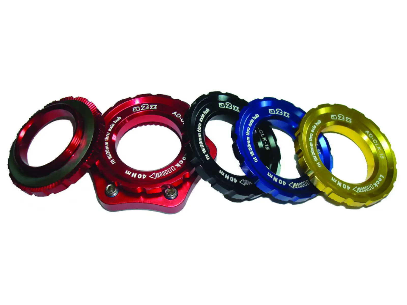 A2Z CLK Centerlock-6dier 15 mm adaptér čierny