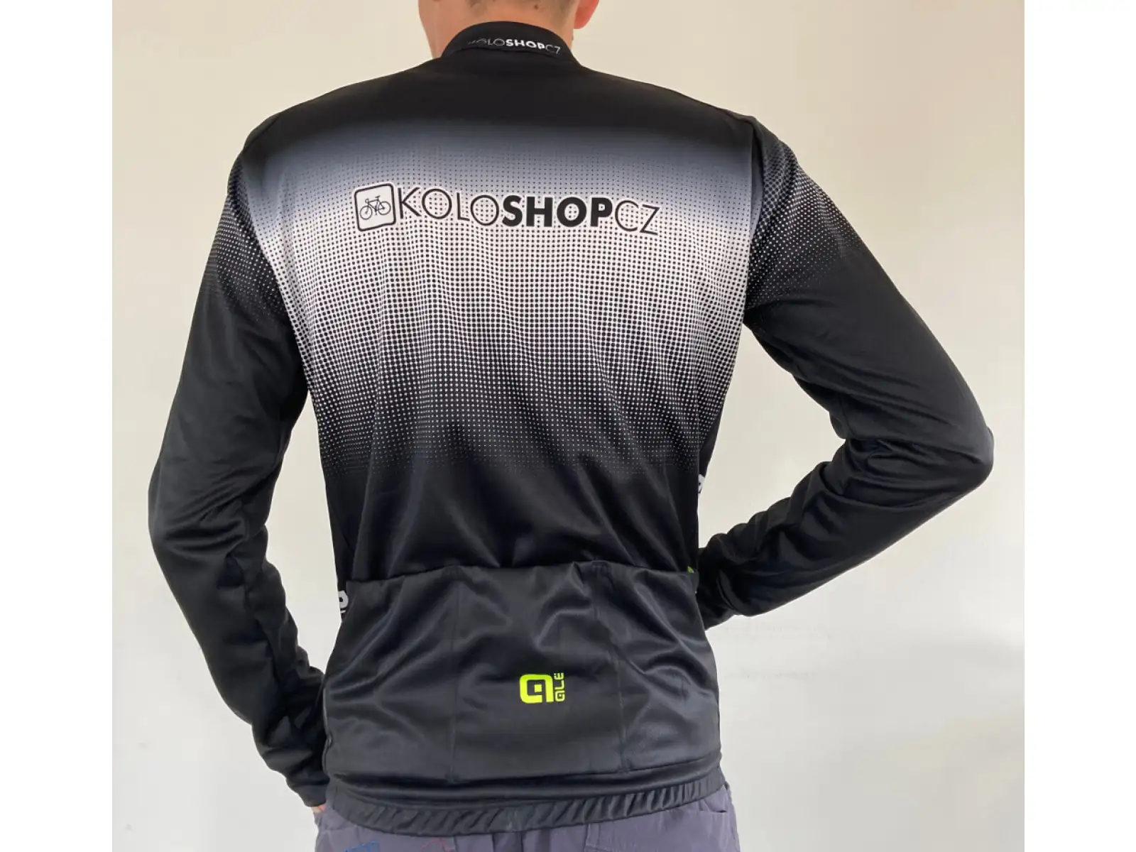 Alé Prime Koloshop pánsky dres dlhý rukáv čierna