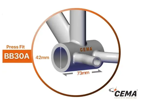 Cema BB30A-asymetrický Interlock 24 mm oska stredové zloženie Steel čierna