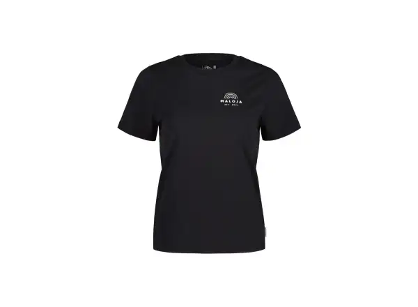 Maloja KanzelM. dámske tričko krátky rukáv Deep Black