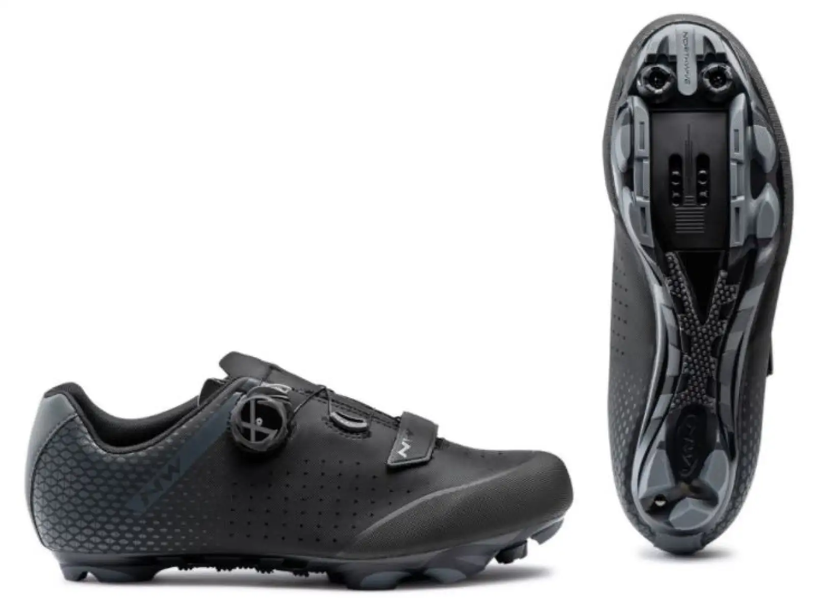 Northwave Origin Plus 2 Wide MTB pánske tretry Black/Anthracit
