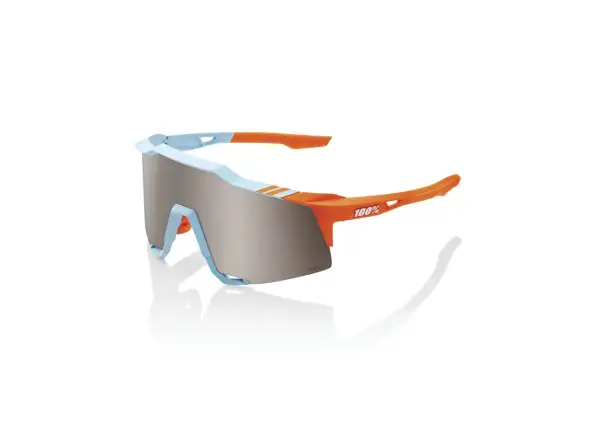 100% slnečné okuliare SPEEDCRAFT HiPER Silver Mirror s fotochromatickými sklami modrá/oranžová/strieborná