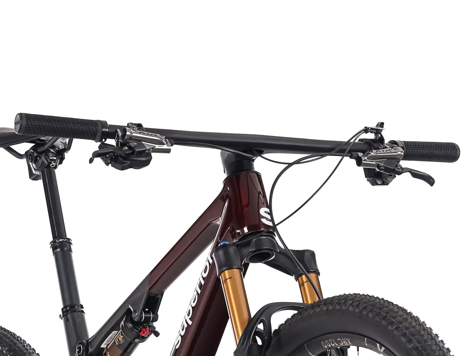 Superior XF 9.9 Team celoodpružený bicykel Red Carbon/ Matte Carbon