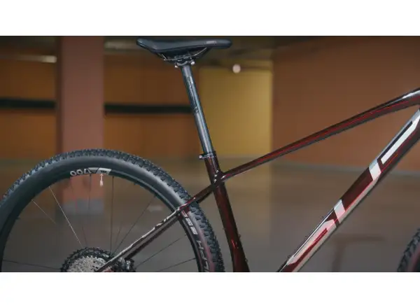 Horský bicykel Superior Team 29 Elite Gloss Red Carbon/Chrome