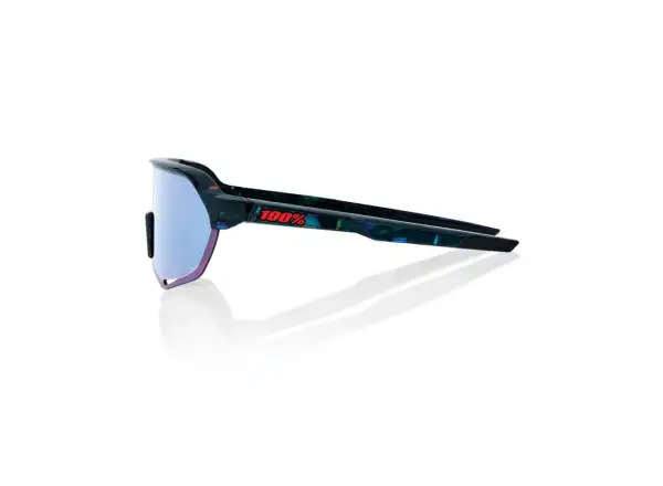 100% S2 HiPER cyklistické okuliare Black Holographic/Blue Multilayer Mirror Lens