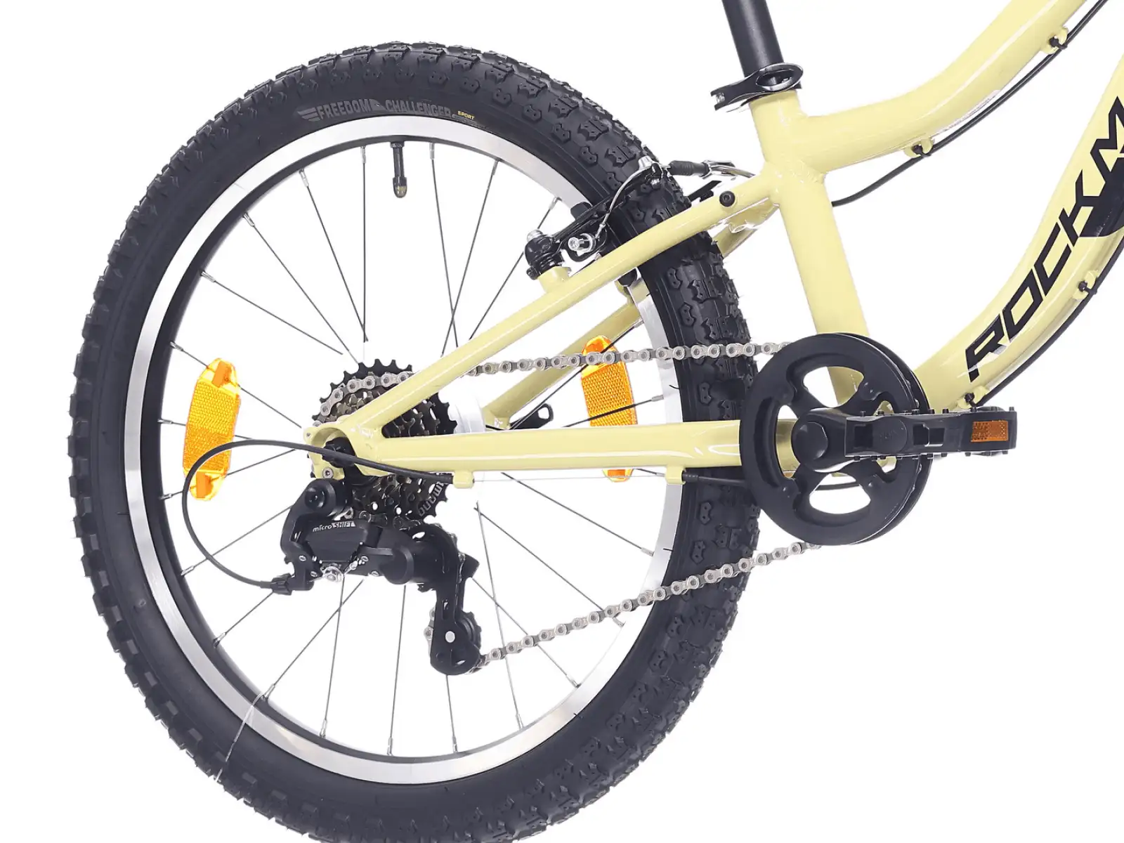 Rock Machine Storm 20 VB detský bicykel Sulfur Yellow
