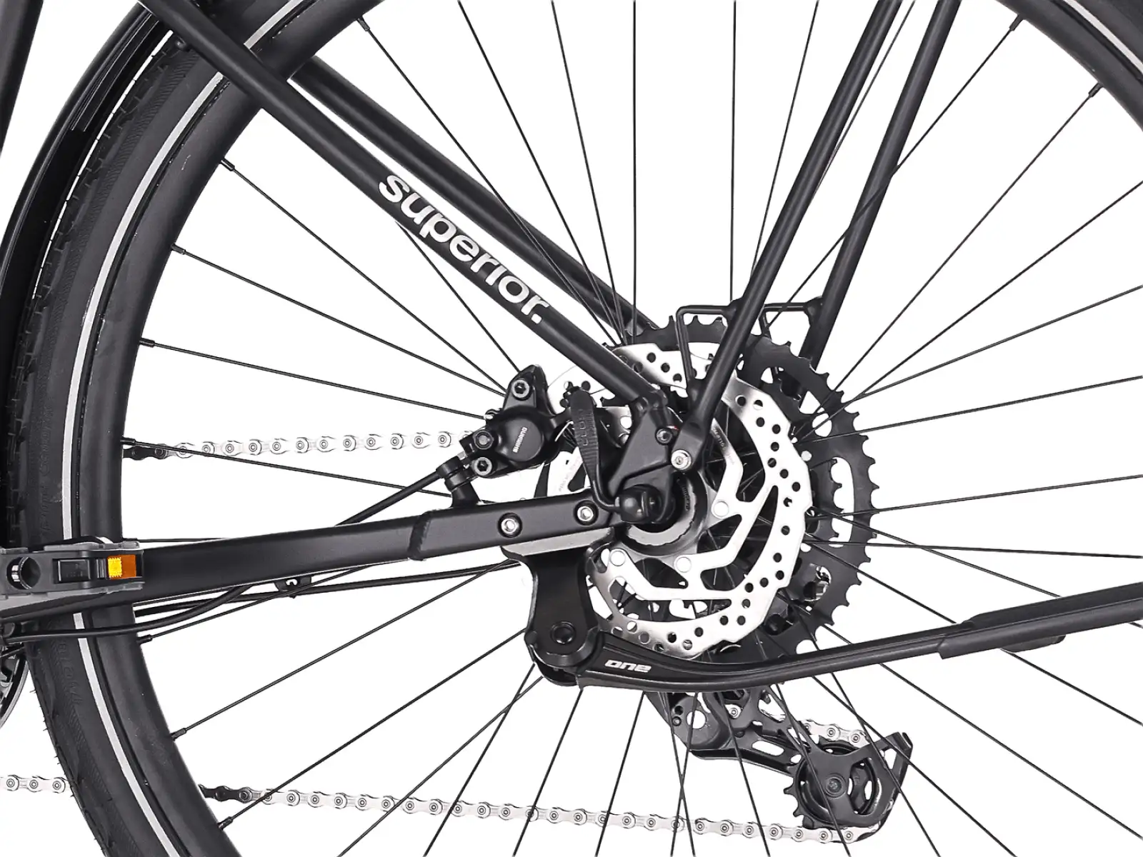 Superior Blox 6.4 T MS mestský bicykel Matte Black