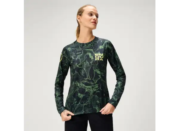 Endura Floral LTD dámsky dres dlhý rukáv Black