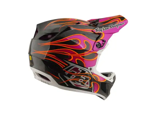 Troy Lee Designs D4 Carbon MIPS prilba Torched Carbn/Magenta