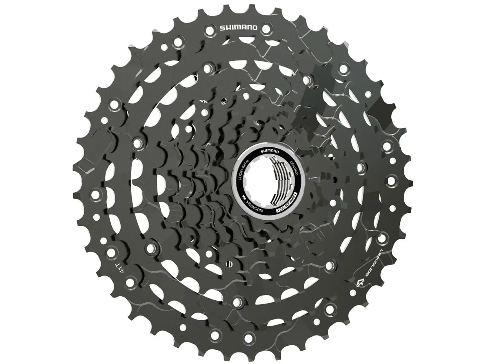 Shimano CUES CS-LG400-9 Linkglide 9-rýchlostná kazeta 11 – 41 zubov