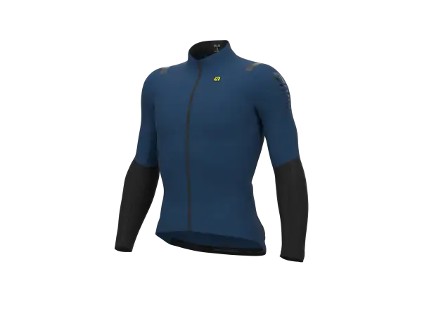 Alé Warm Race 2.0 R-EV1 pánsky zateplený dres dlhý rukáv Air Force Blue