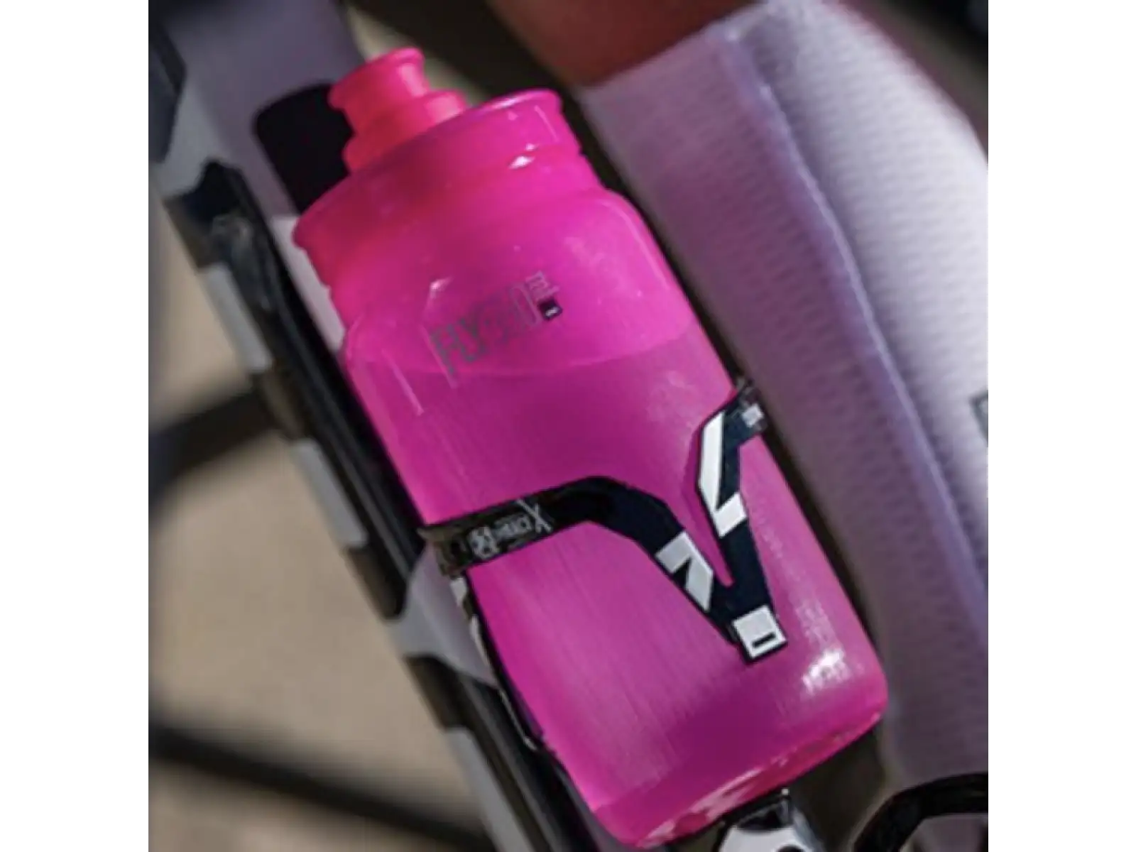 Elite Custom Race X košík lesk fluo ružová/biela