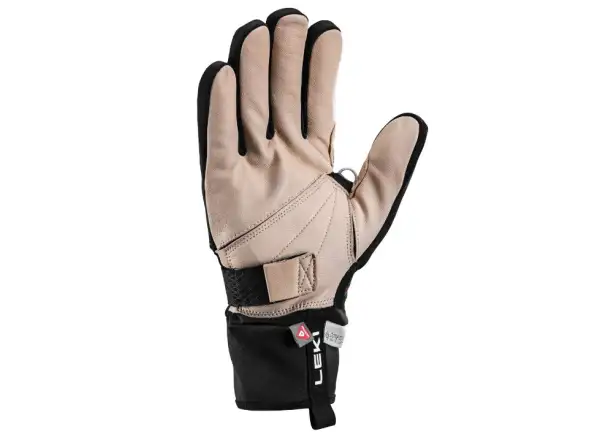 Leki PRC Premium ThermoPlus Shark bežecké rukavice Black/Sand