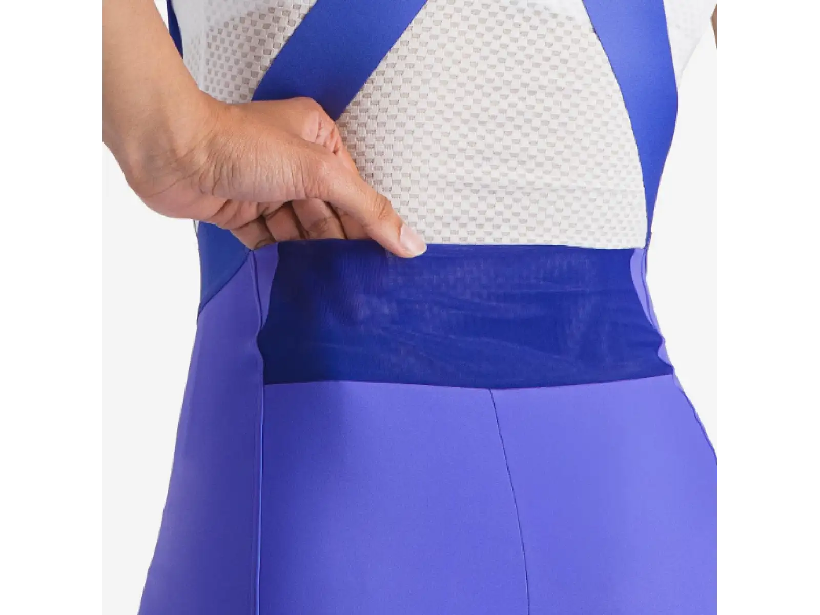 Castelli Espresso 2 W dámske kraťasy s vložkou a trakmi Ultraviolet