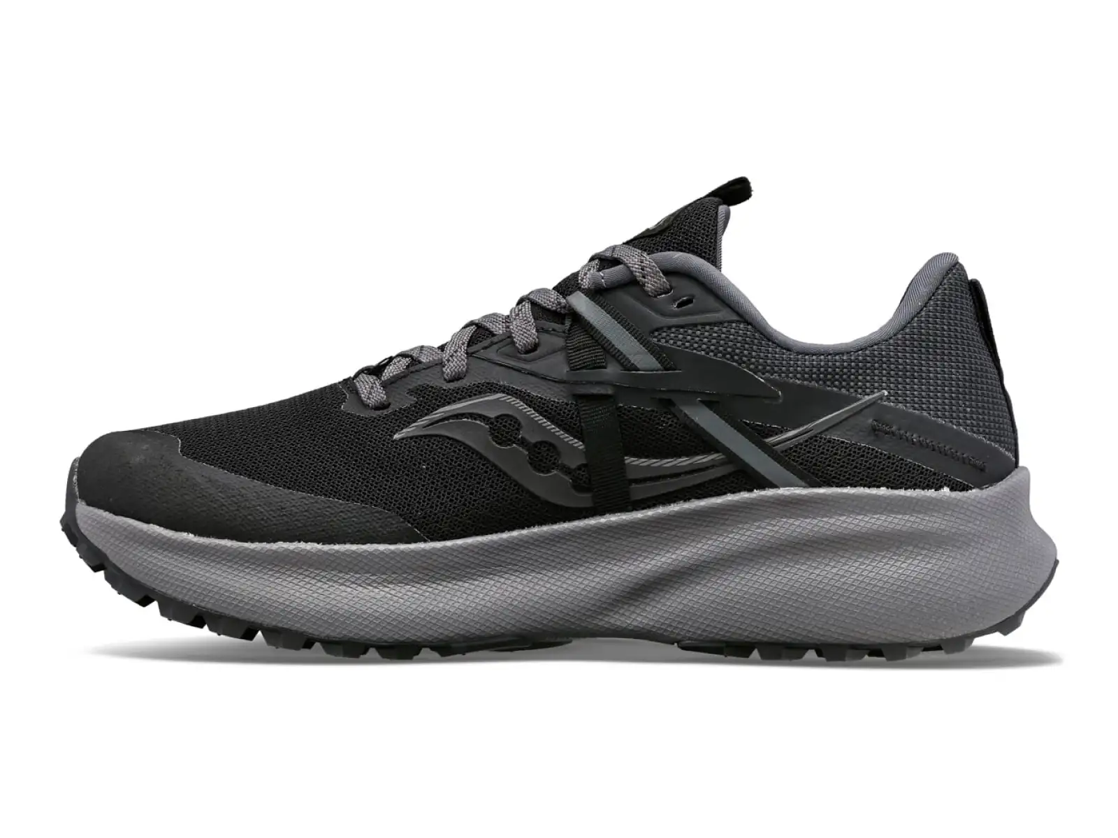 Saucony Ride 15 TR GTX dámska bežecká obuv Black/Charcoal 