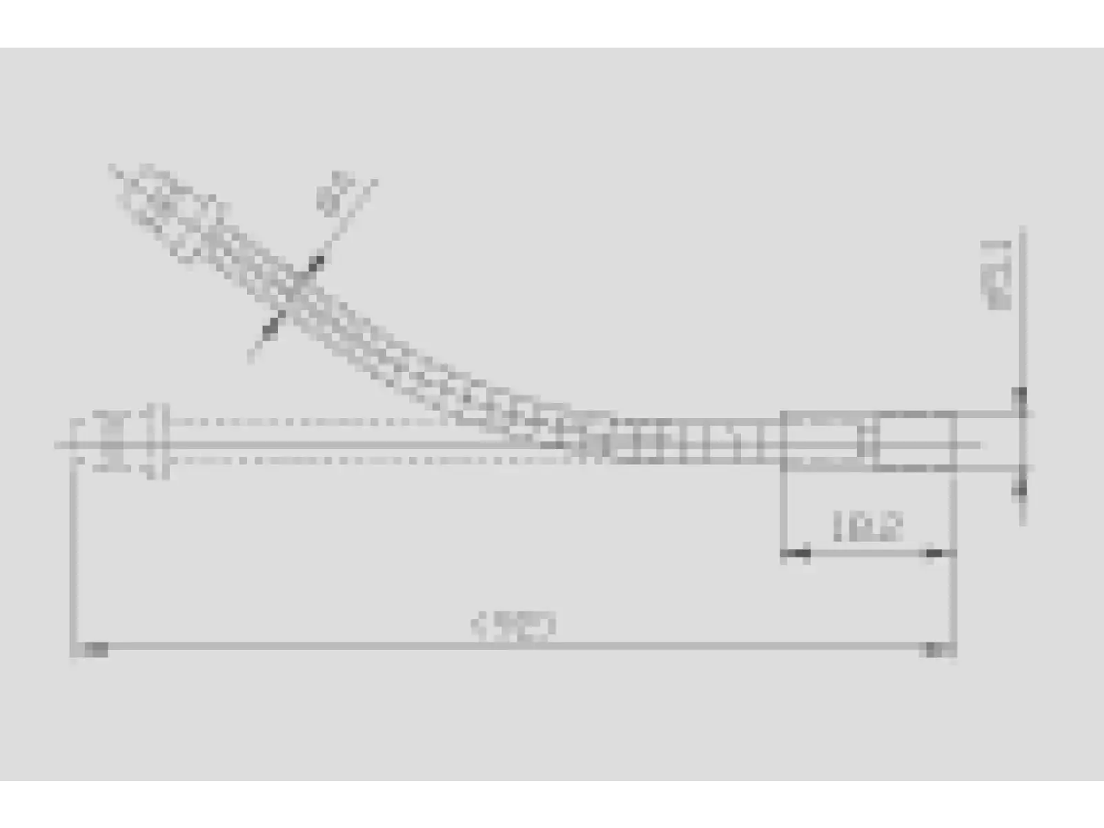 Aligator VBT08 flexibilné vedenie pre V-brzdu