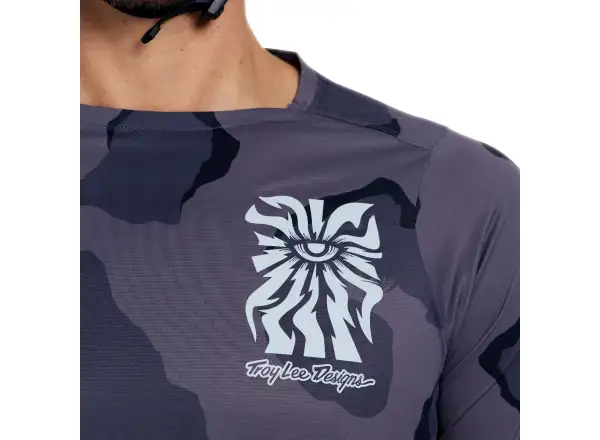 Troy Lee Designs Skyline Pro pánsky dres dlhý rukáv Flow Camo Carbon