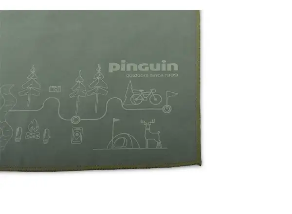 Pinguin rúčnik M mapa sivá