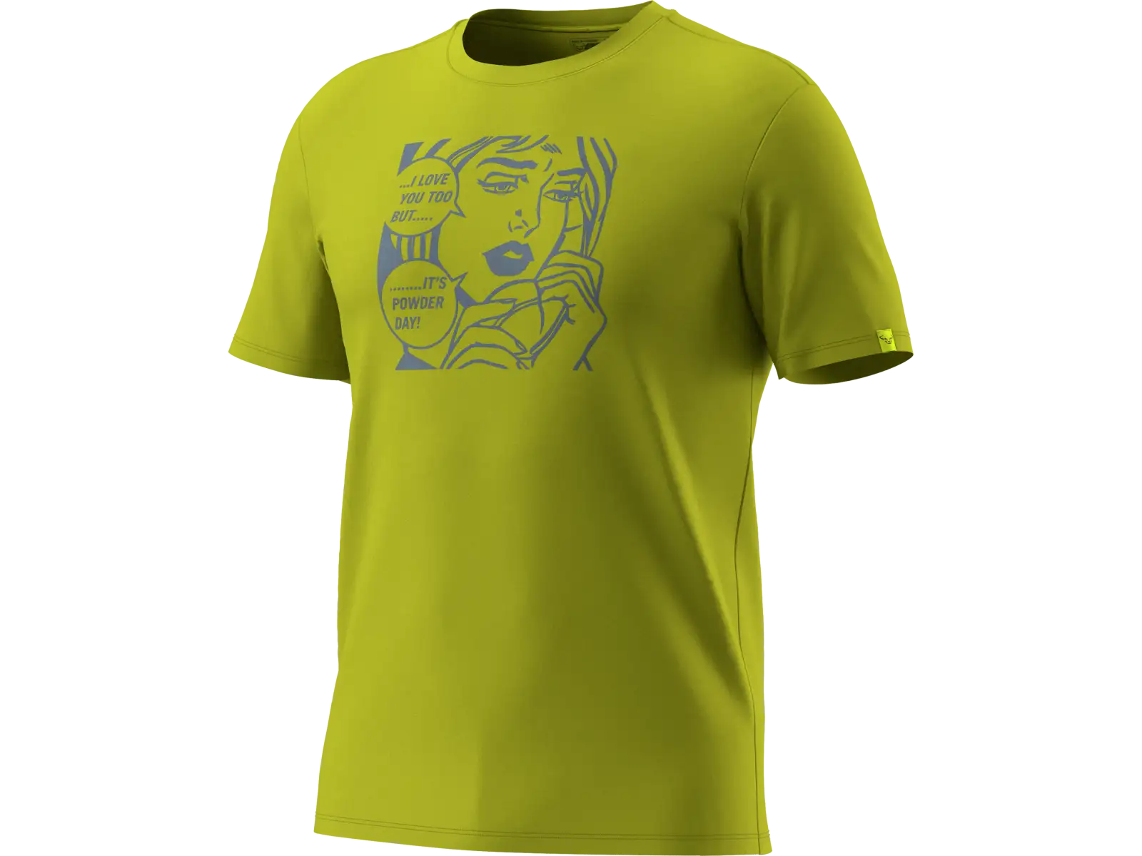 Dynafit Graphic Cotton pánske tričko krátky rukáv Smoke Blue/Tabloid