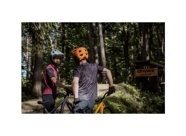 Force MTB Rules pánsky dres krátky rukáv čierna/sivá