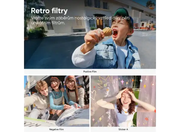 Insta360 GO 3S kamera Retro bundle 64 GB špeciálna edícia červená