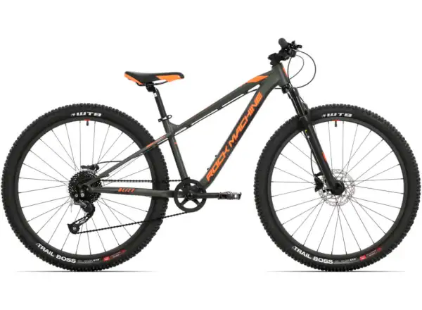 Rock Machine Blizz 27 Mat Khaki/Neon Orange/Black detský bicykel