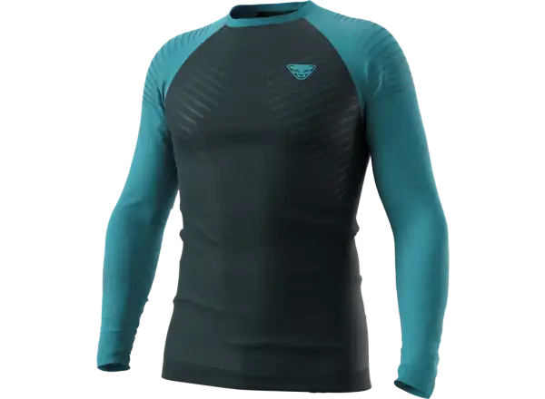 Dynafit Tour Light Merino Pánske tričko s dlhým rukávom Storm Blue