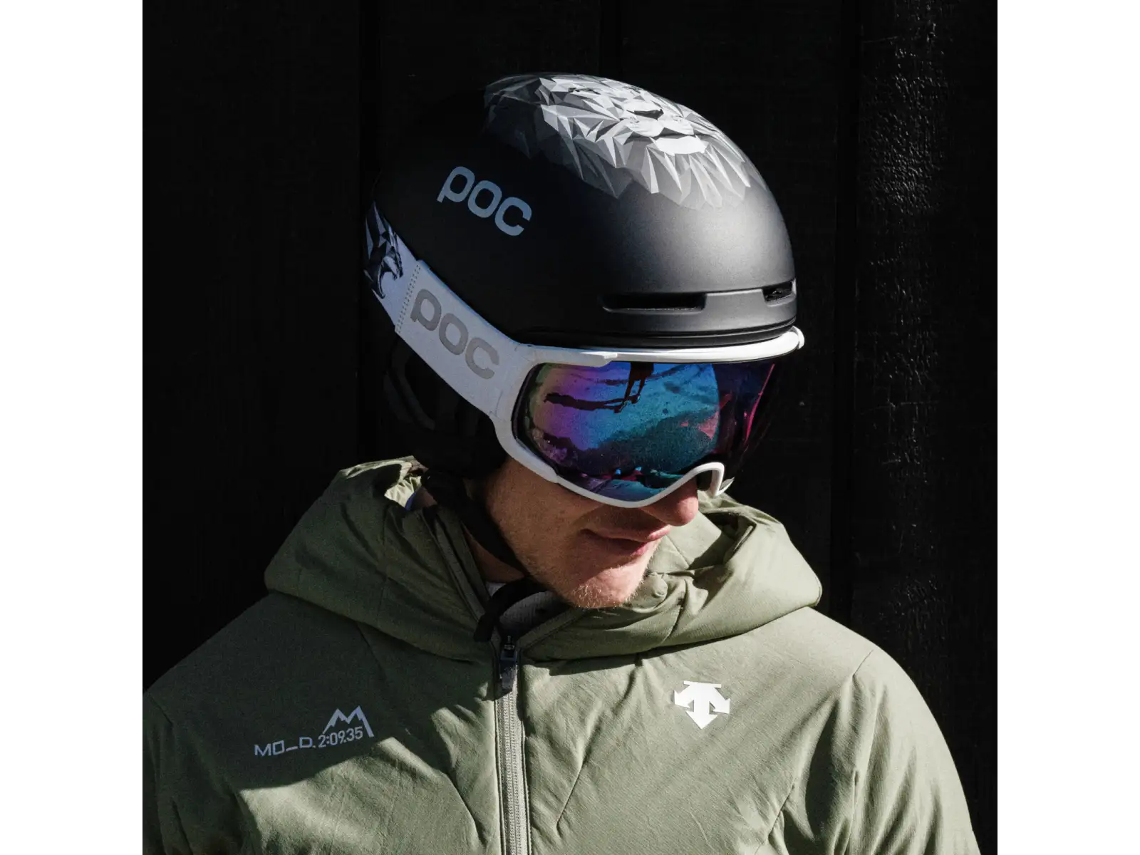 POC Obex Pure Odermatt Ed. lyžiarska prilba Uranium Black Matt