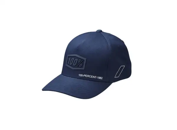 100% Shadow Flexfit Cap X-Fit čiapka námornícka modrá