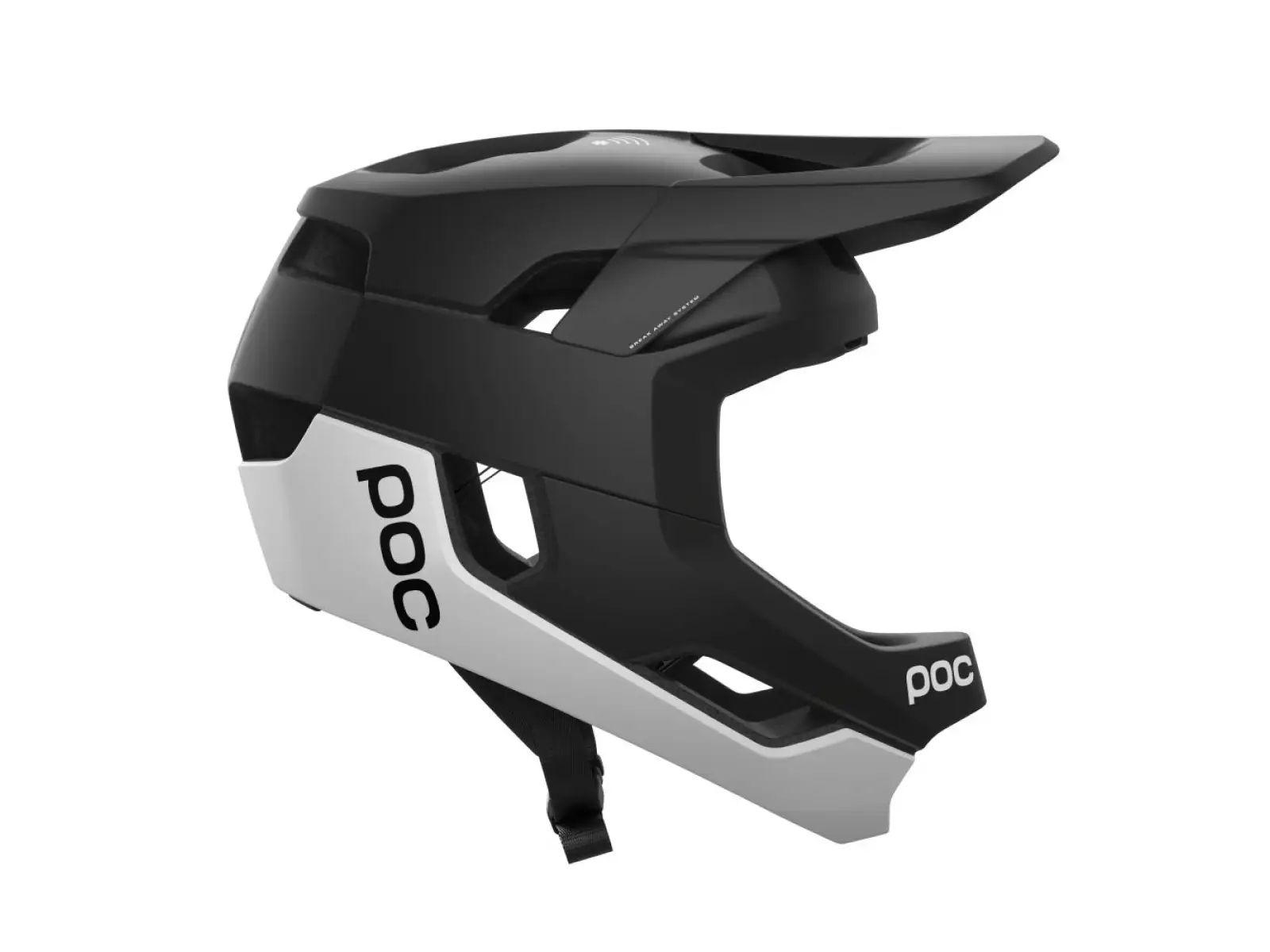POC Otocon Race Mips prilba Uranium Black Matt/Hydrogen White