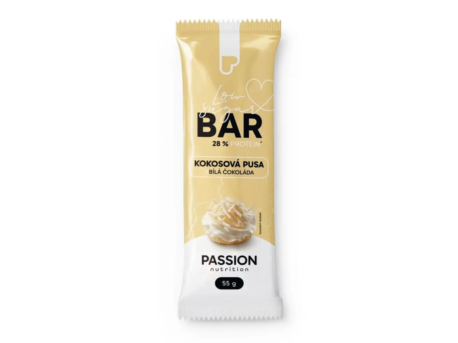 Passion Bar Kokosová pusa s bielou čokoládou 55 g