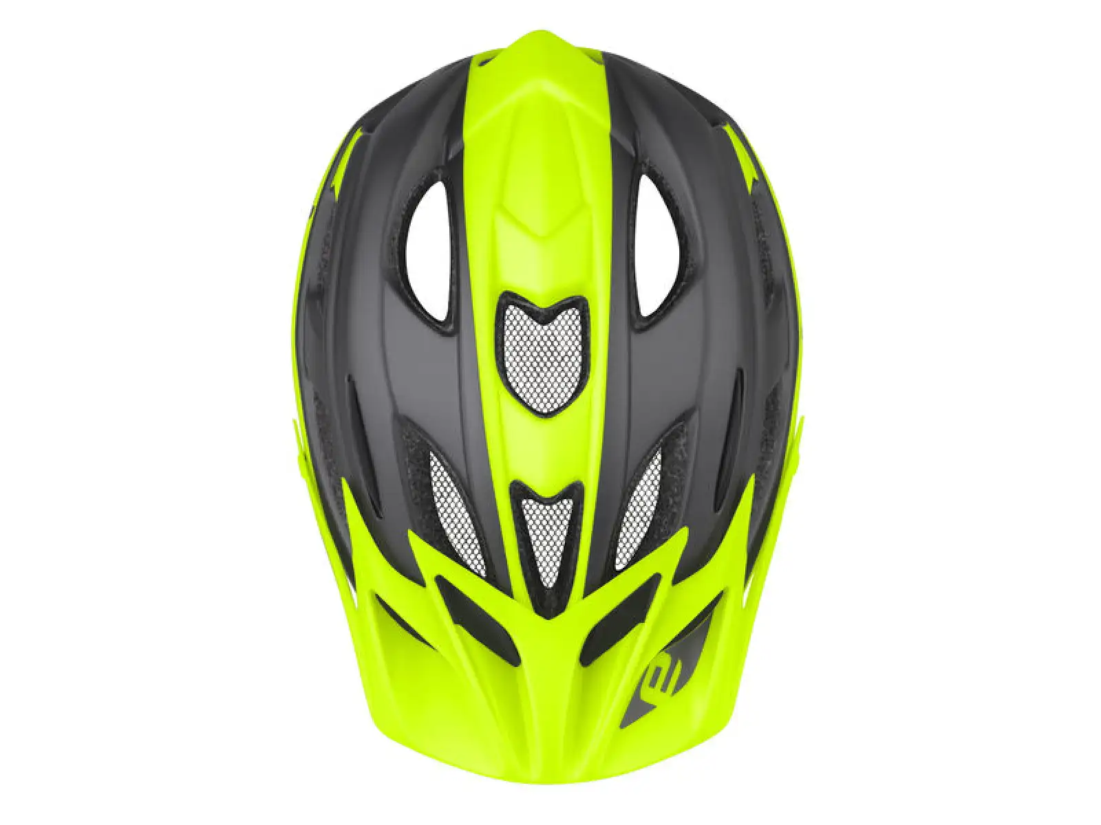 Etape Hero detská cyklistická prilba antracit/žltá fluo matná