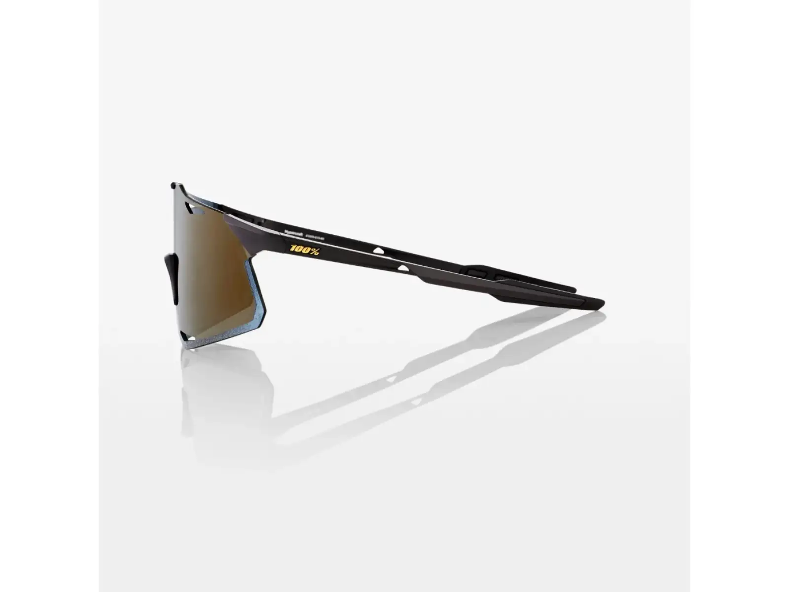 100% Hypercraft športové okuliare  Matte Black/Soft Gold
