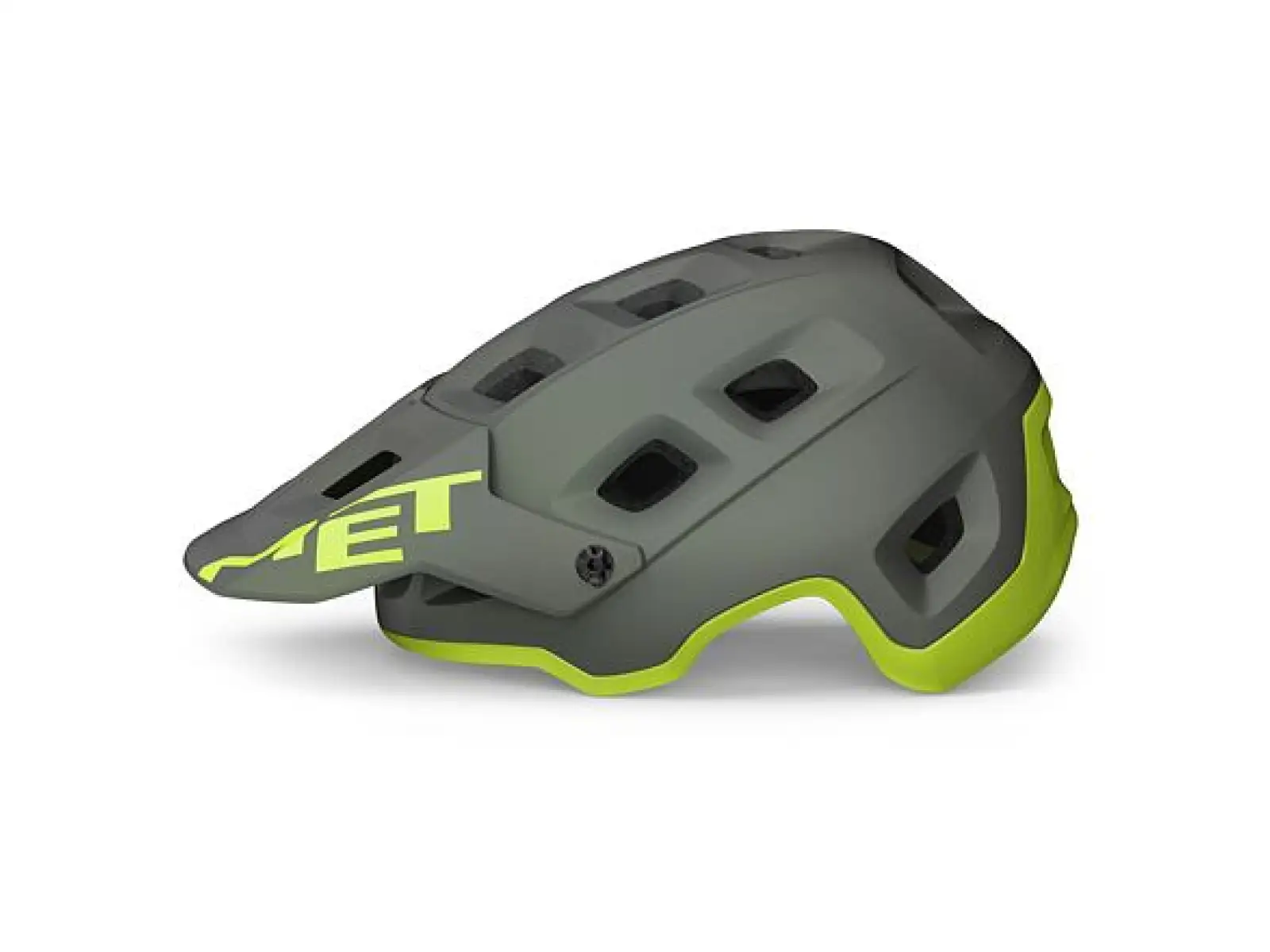 MET Terranova prilba Gray/Lime Matt