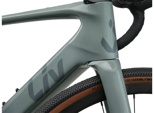 Liv Avail Advanced E+ Elite AR cestný elektrobicykel Eucalyptus/Ocean Storm