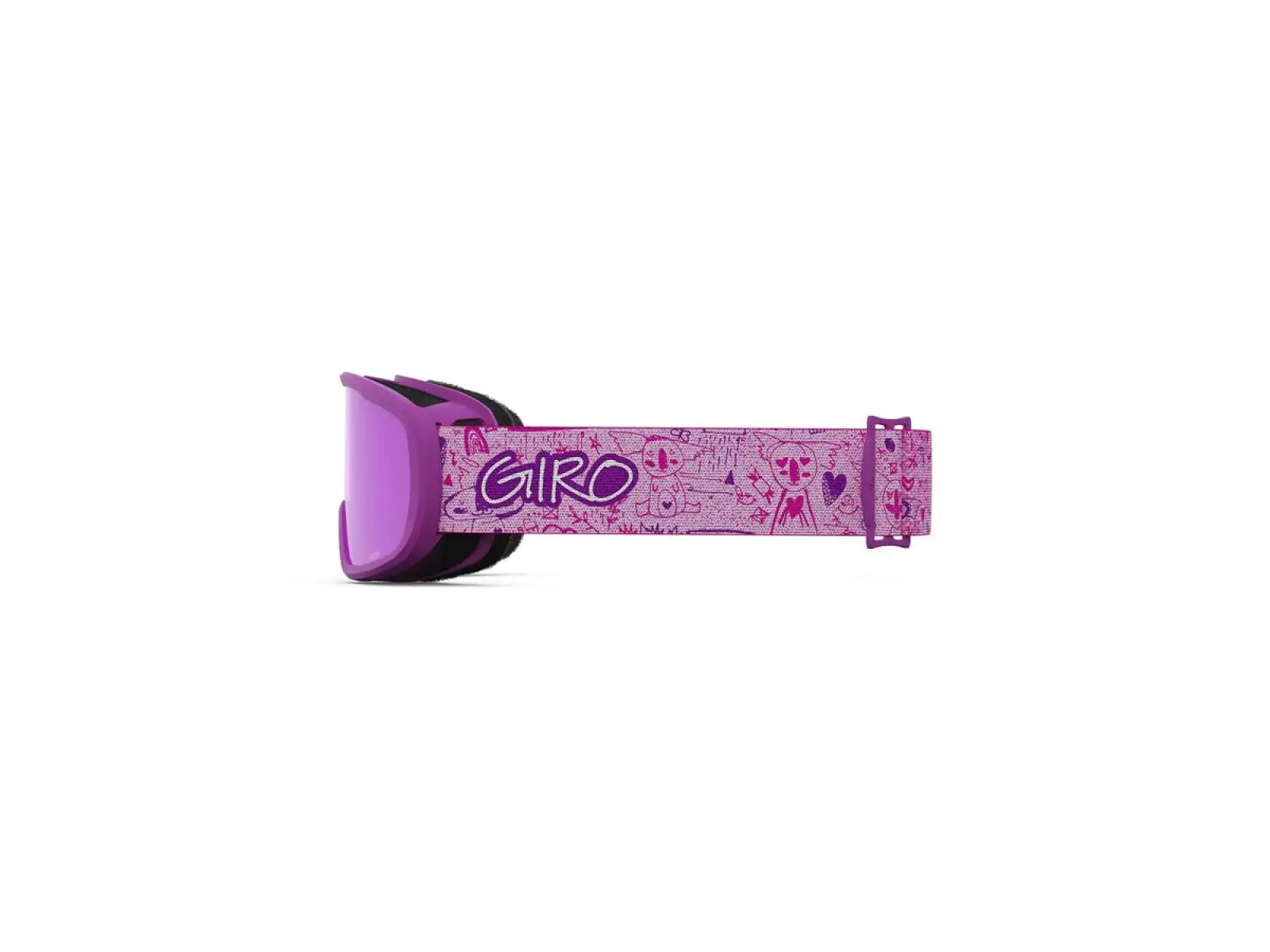 Detské lyžiarske okuliare Giro Buster Purple Koala/Amber Pink