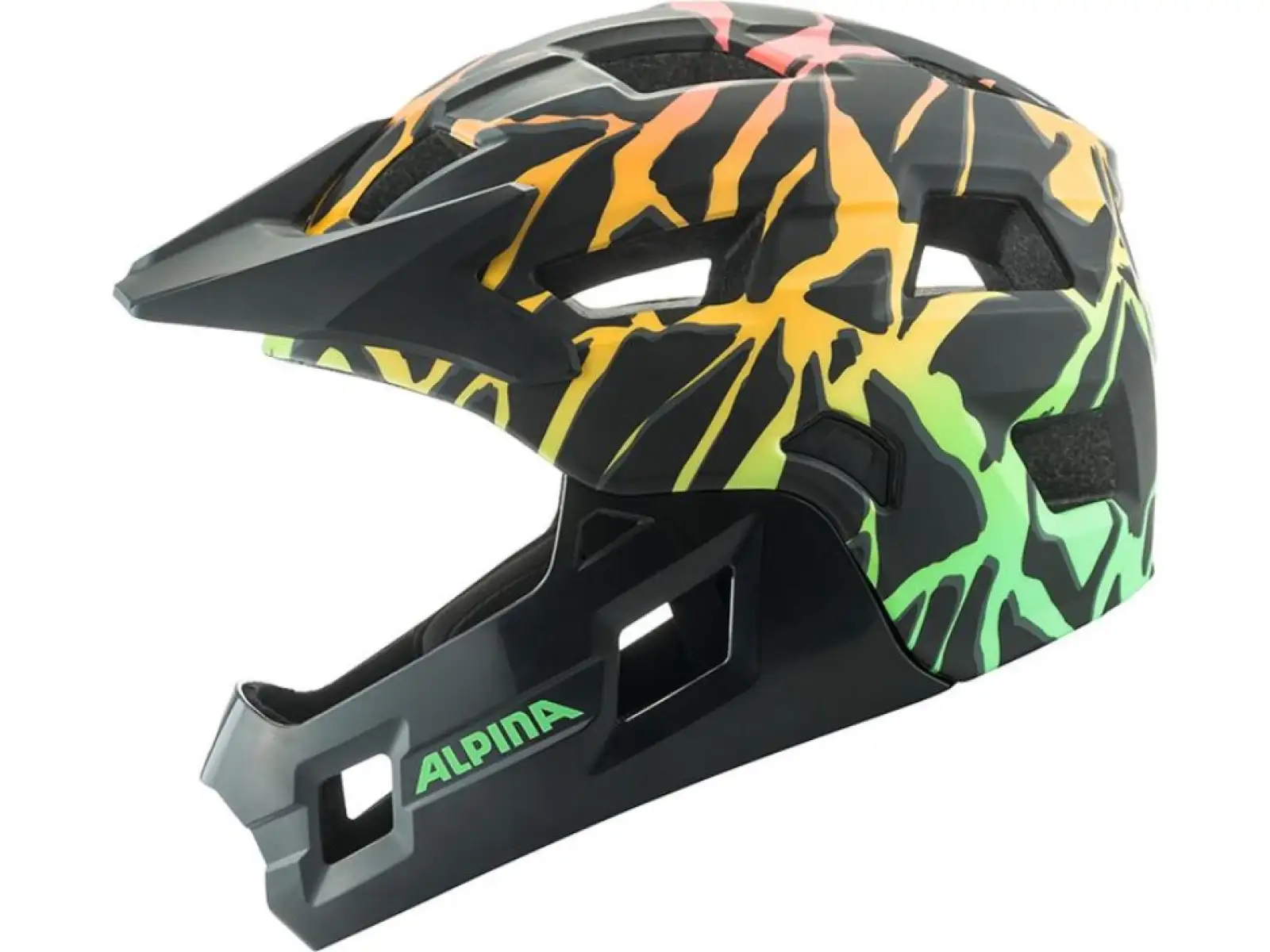 Alpina Rupi detská prilba Fading-Neon Matt