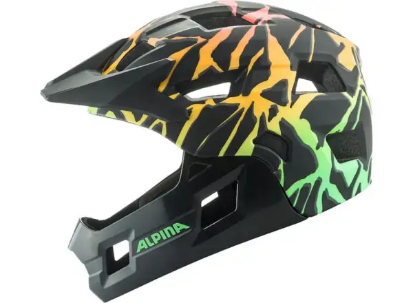 Alpina Rupi detská prilba Fading-Neon Matt