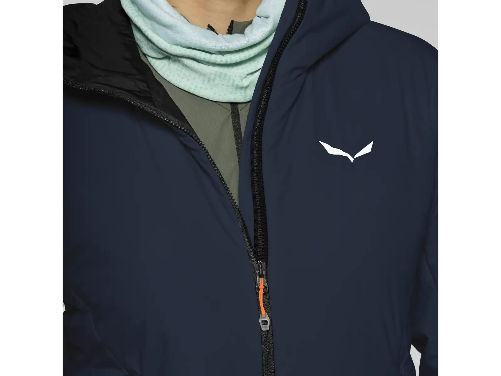 Salewa Pedroc Tirolwool® Air Hybrid dámska bunda Navy Blazer