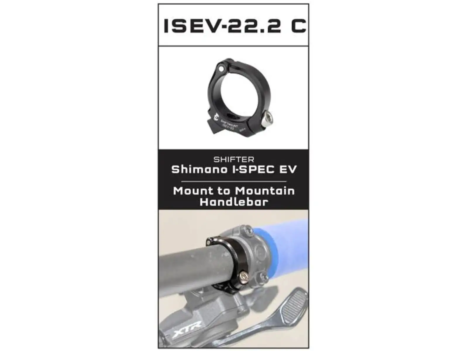 Wolf Tooth Shiftmount adaptér z 22,2 mm na I-Spec EV