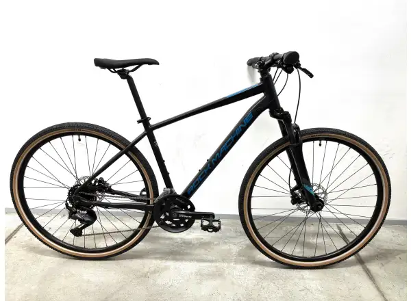 Rock Machine CrossRide 700 trekingový bicykel black/petrol VZOROK