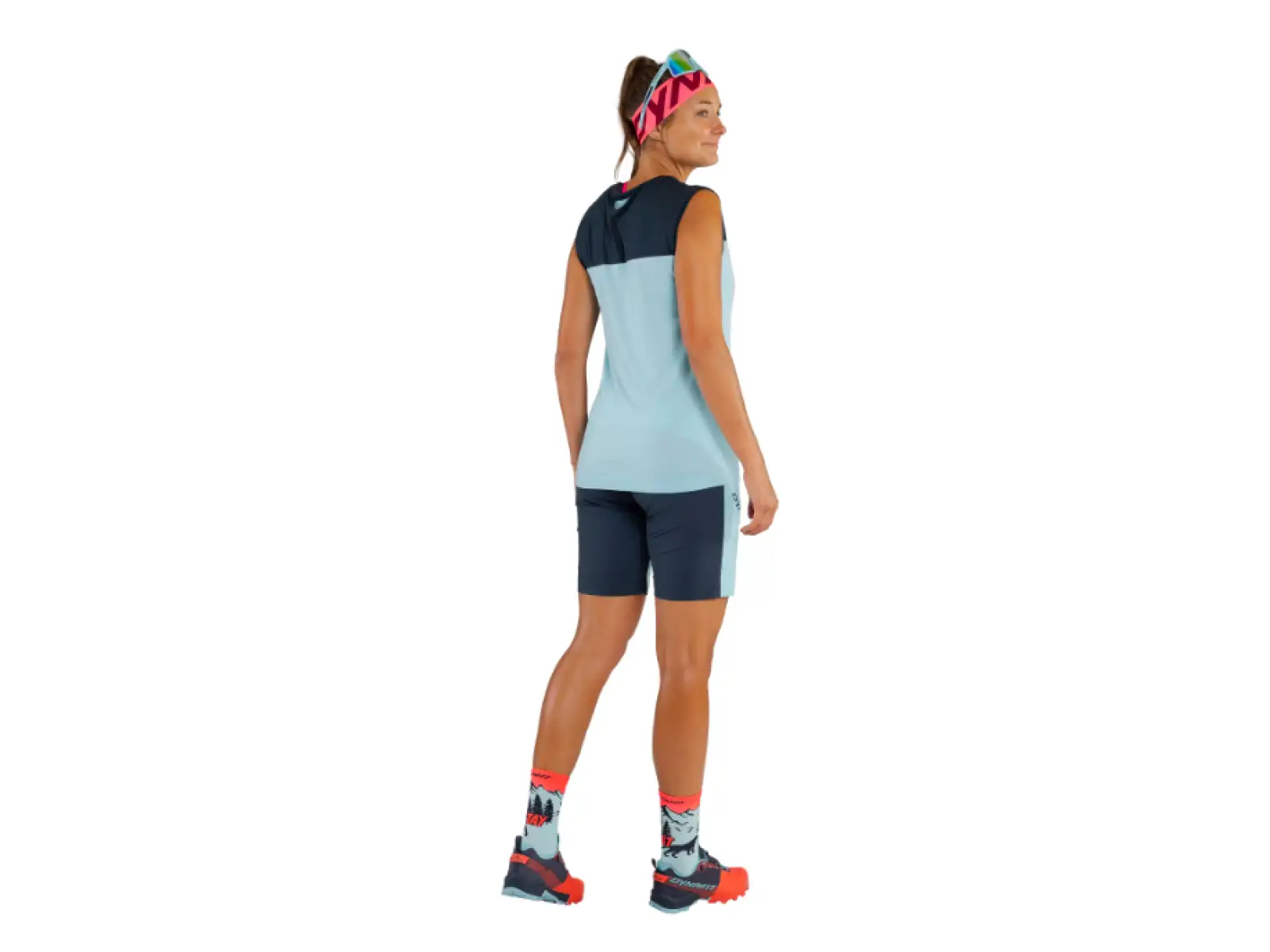 Dynafit Traverse S-Tech dámske tričko bez rukávov Marine Blue/Blueberry