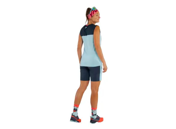 Dynafit Traverse S-Tech dámske tričko bez rukávov Marine Blue/Blueberry