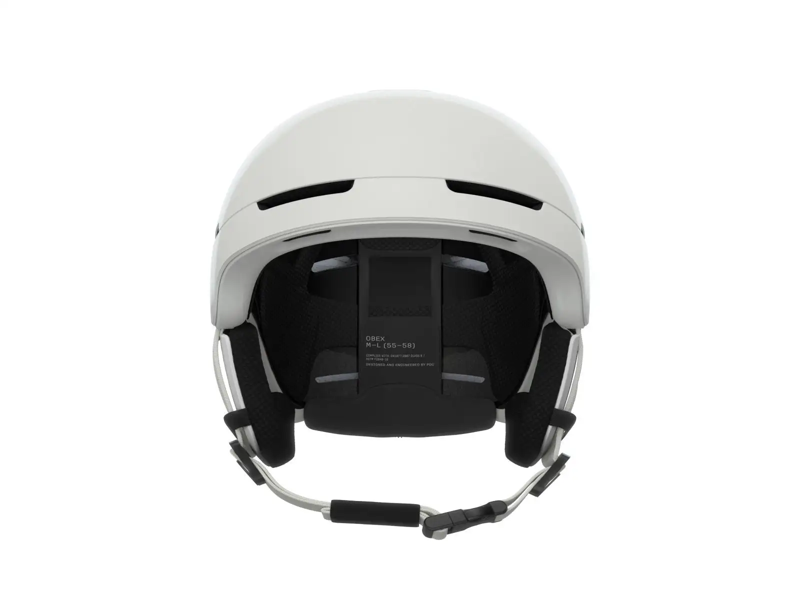 POC Obex MIPS lyžiarska prilba Hydrogen White/Fluorescent Orange
