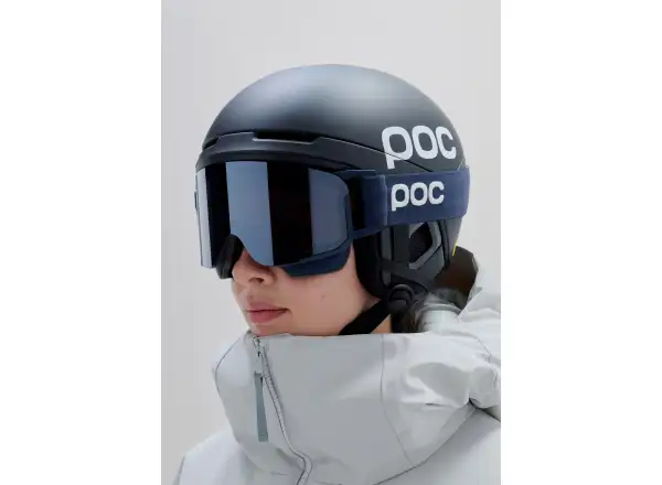 POC Nexal Mid lyžiarske okuliare Apatite Navy/Partly Sunny Navy Blue