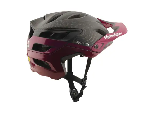 Troy Lee Designs x SRAM A3 prilba Radioscape Black/Berry