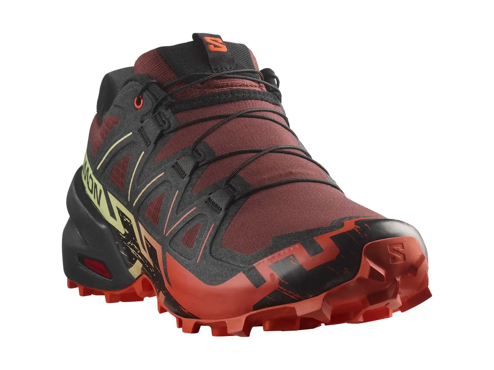 Salomon Speedcross 6 pánska bežecká obuv Rum Raisin/Cherry Tomato/Cognac