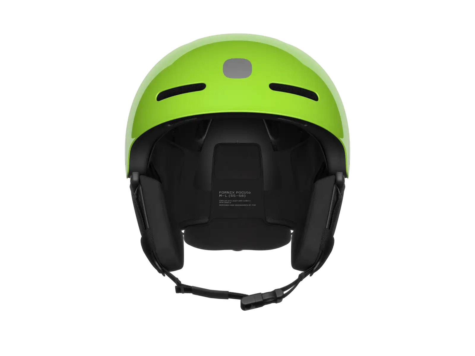 POC POCito Fornix MIPS detská lyžiarska prilba Fluorescent Yellow/Green