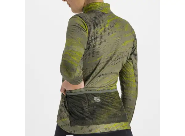 Sportful Cliff Supergiara Thermal dámsky dres s dlhým rukávom beetle guacamole black